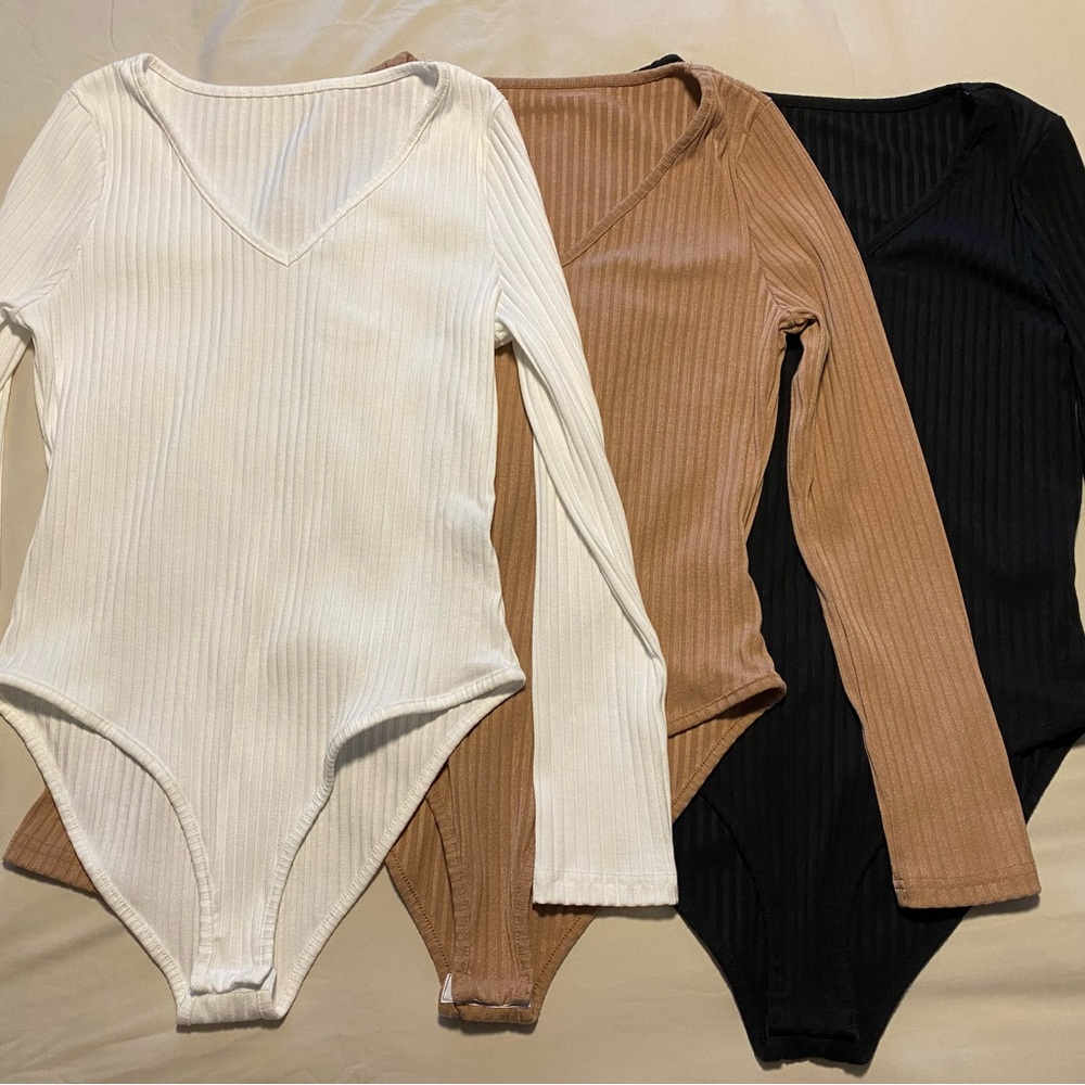 Ribbed Bodysuit Set